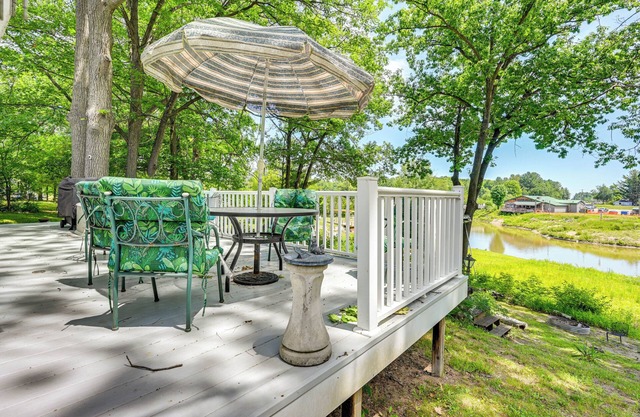 Waterfront Gladwin Home w/Deck + Fire Pit!