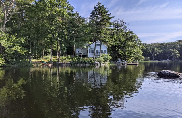 Waterfront home on beautiful Biscay Pond in Maine