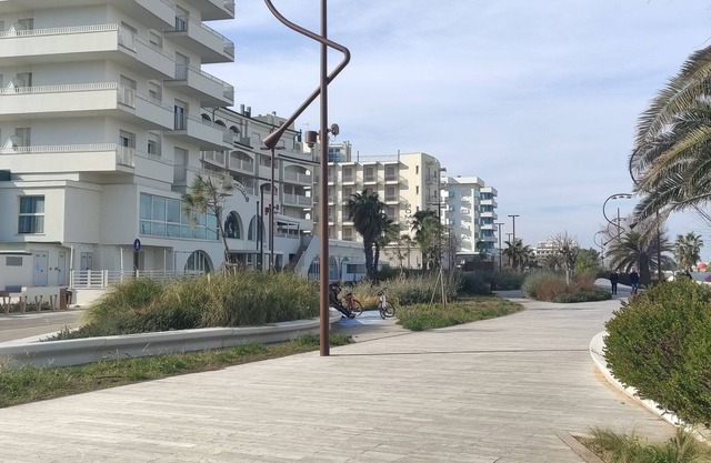 Wonderful apartment directly on the sea of Rimini