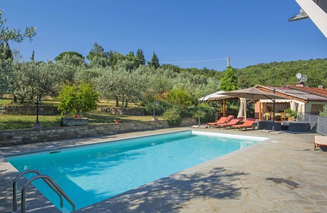 Wonderful private villa with private pool, WIFI, TV, patio, pets allowed, panoramic view and par.