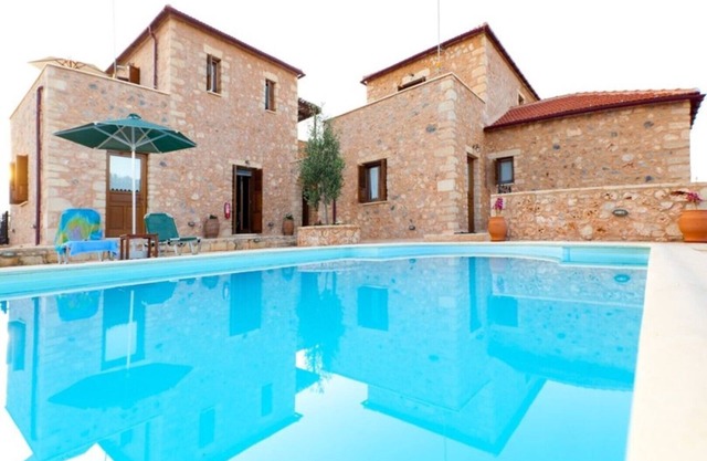 Xatheri villas 2 villas ideal for 8-12 persons,mountains sea view, gardens pool