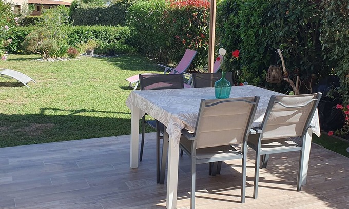 Poggio-Mezzana Villa | 100m beach, house, 2 terraces, garden, air conditioning, WIFI + fibre