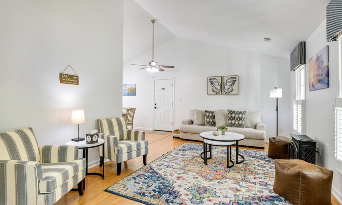 Crofton House | 13 Mi to Annapolis: Dog-Friendly Home w/Fire Pit!