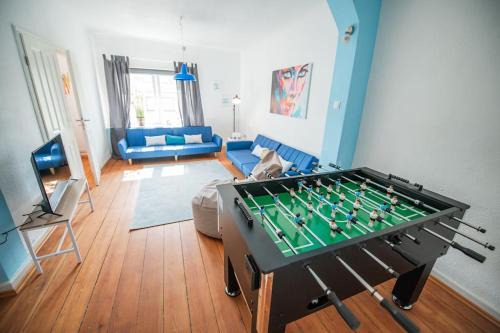 Borgfelde Apartment | 150qm LOFT, Tischtennis, Dart, Tischkicker