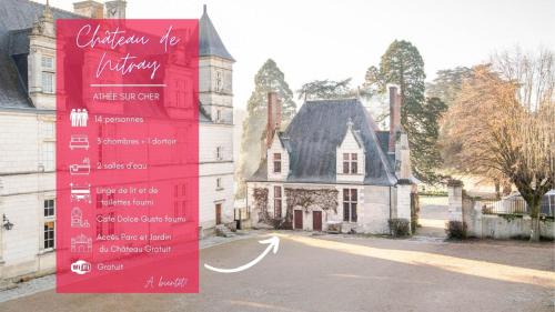 Athee-sur-Cher House | 16th century hunting lodge - Château de Nitray