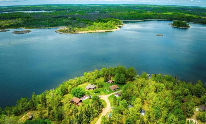 Puposky Cabin | 2 Bedroom, 1900's Logging cabin on Three Island Lake in Bemidji, MN