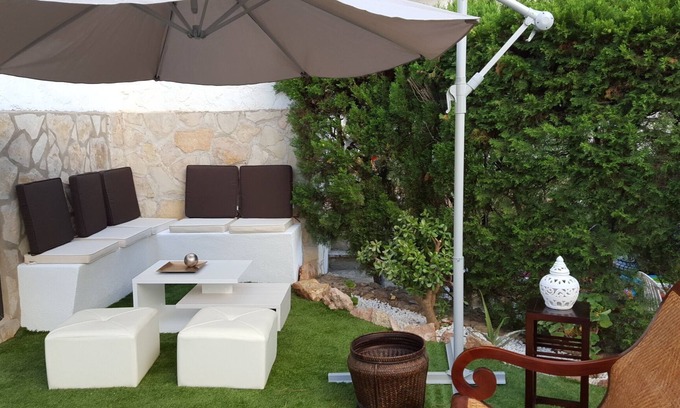 Alcossebre Apartment | 2 bedroom apartment with private terrace and garden, pool and beach