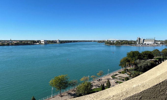 Corunna Condo | 2-Bedroom Condo with WiFi, AC with Million Dollar View of the St.Clair River