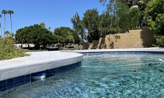 Dobson Ranch Apartment | 2 Bedroom, living room, kitchenette