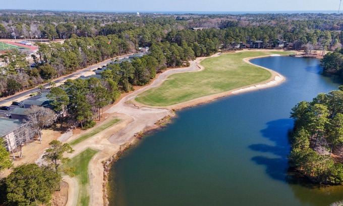 Pawleys Island Condo | 2 Bedroom True Blue Condo First Floor with Pool & Golf Course View