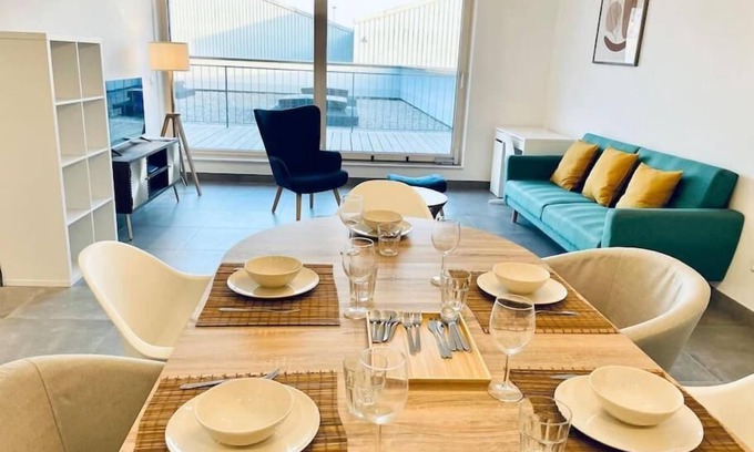 Bonnevoie Apartment | 2 bedrooms in center - Terrace&Parking