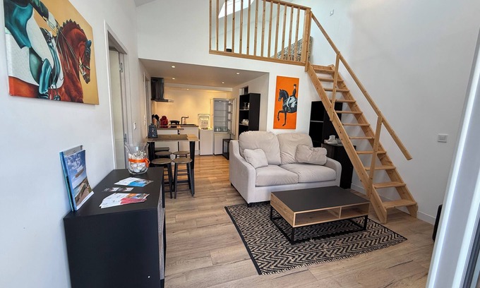 Le Faou Apartment | 2 double rooms + mezzanine in the historic center