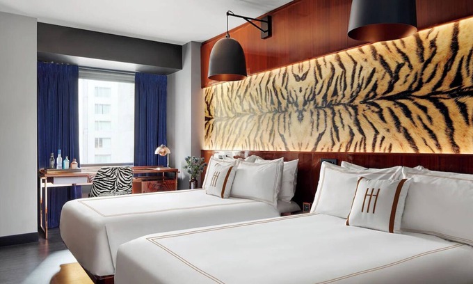 Midtown Hotel | 2 Double Rooms | Pet-friendly | Walk to Times Square & Central Park Zoo