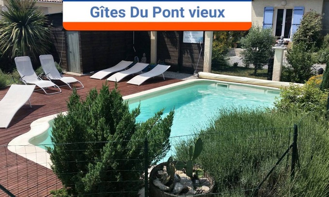 Rieux-en-Val Cottage | 2 guesthouses - B&B with swimming pool near vineyards in Corbières