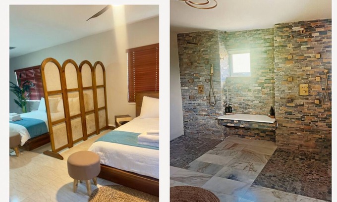 Bahamia West House | 2 Queen Beds & 2 Bunk Beds located 1.5 miles from the beach.