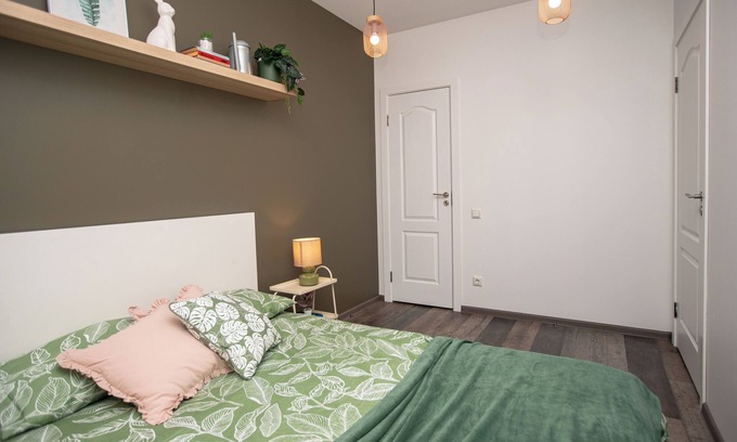 Andrejsala Apartment | 2 Room, 1BR APT for Up to 4 guests in Andrejsala area. River side. Free Parking.
