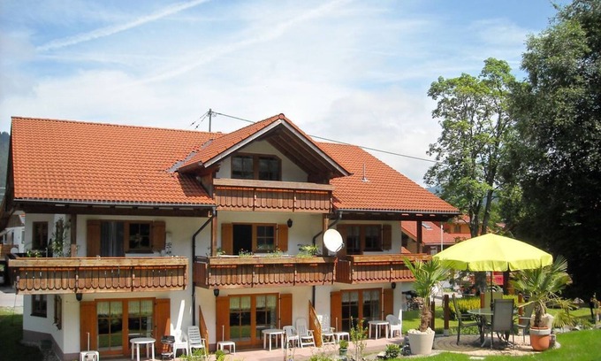 Unterjoch Apartment | 2-room apartment in the attic with balcony