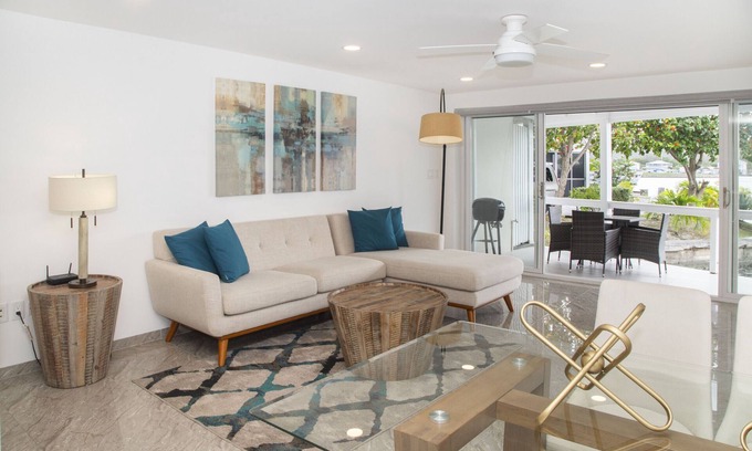 Jolly Harbour Ski Chalet | 232B South Finger, Waterfront Villa, Jolly Harbour