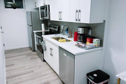 Southeast Calgary Apartment | 2bedrooms, 1bath, two beds, new basement in Mahogany