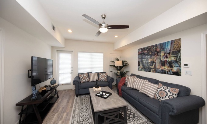 Katy Condo | 2J ~Charming Private Condo Unit in a unique Gated Complex