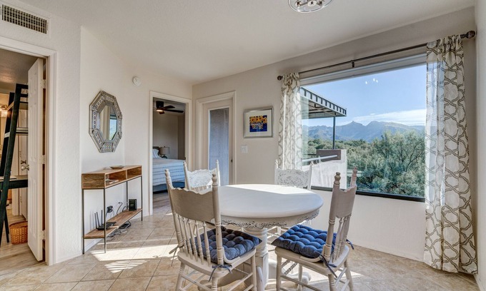 Tucson Condo | 2nd Floor Condo Breathtaking Mountain Views Steps from Pool