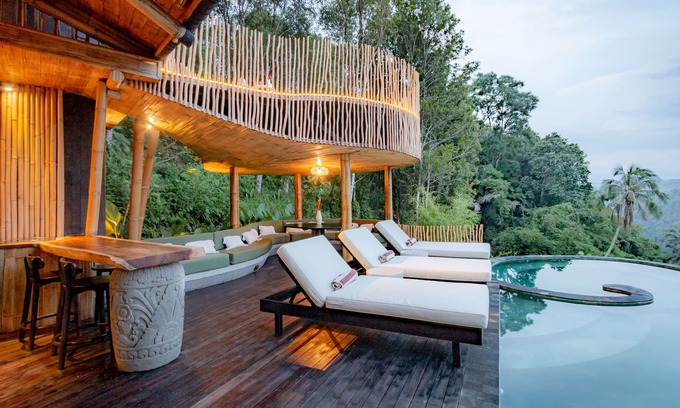 Klungkung Villa | 3 Bdr - The Dream Cliffside Bamboo Villa By Avana