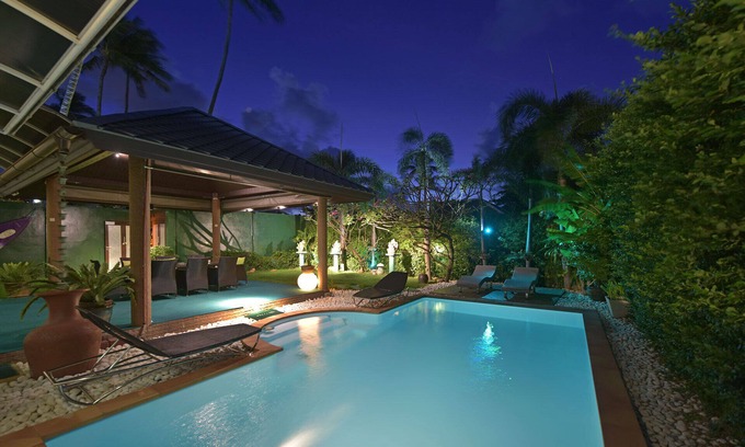 Plai Laem Villa | 3 Bed Beachside Villa with Private Pool in Walled Garden 25 Mtres from Beach