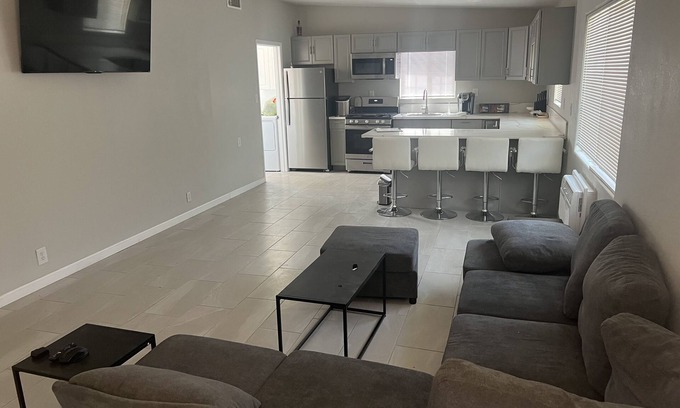 Blythe House | 3 bedroom 1 bath house washer & dryer in unit ac tvnNewly renovated furnished