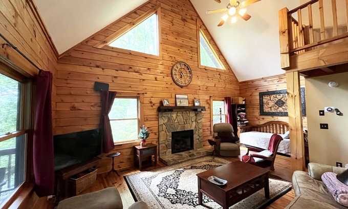 Skyland Cabin | 3 Bedrooms, 2½ baths, mountain cabin dog-friendly