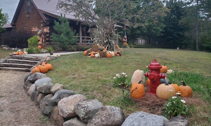 Friendship Cabin | 3 BR Cabin on 80 Acres with Hiking, ATV, Horse Trails WiFi, AC, Fishing Pond