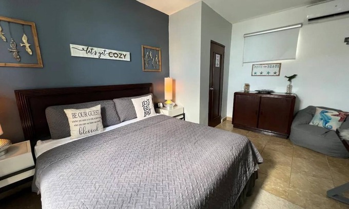 Aguada Hotel | #3 Playa Jobos, Boutique Hotel Room, 15 yards from Beach.