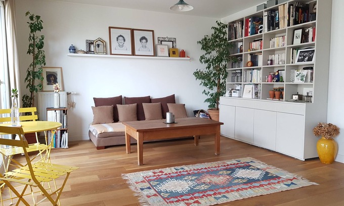 Pantin Apartment | 3 rooms 63m2, near PARIS, quiet, with metro and shops