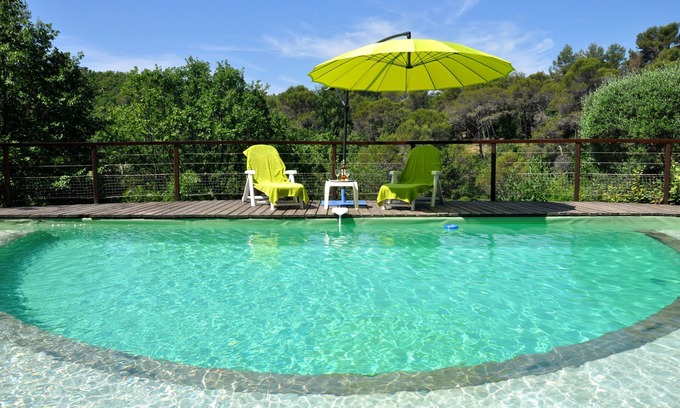 Tourrettes-sur-Loup Apartment | 3-zi.-whg. in 2-familienhaus mit Beheizbarem Pool und Bouleplatz