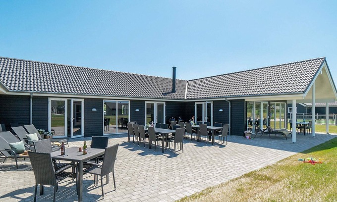 Houstrup House | 30 person holiday home in Nørre Nebel