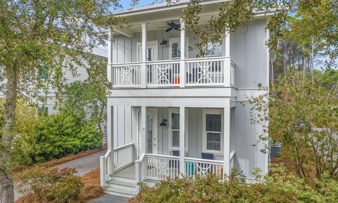 Greenway Park House | 30A Beach House, Pet Friendly, 6 Seater Golf Cart Incl, Beach, Pool, Slps 10