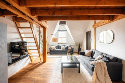 Hradec Kralove Apartment | 3BR 2,5Bath Luxurious BIG Family Penthouse & VIEWS