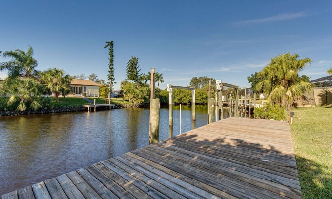Harbour Heights House | 3BR Waterfront Home w/Dock & Canal Access