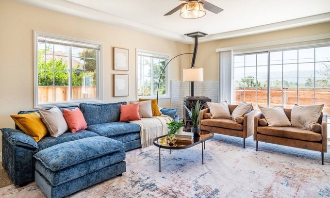 Del Rey Oaks House | 4 bed/2 ba Quiet Monterey County Retreat home