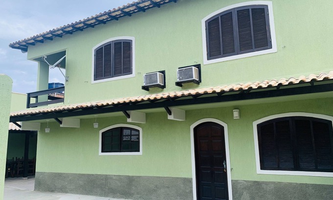 Arraial do Cabo House | 4 bedrooms, with air conditioning, barbecue and payment in 12 x the card.