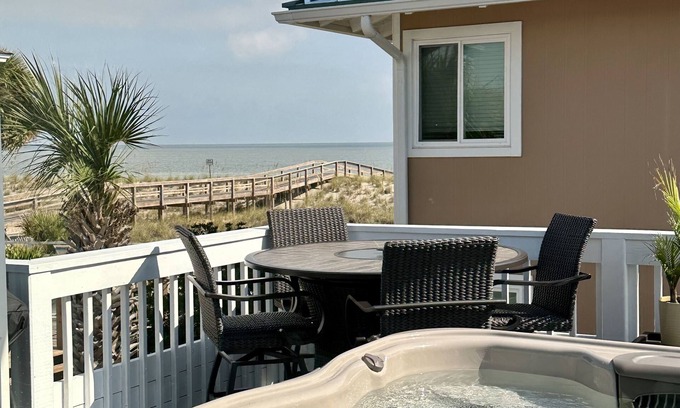 Tybee Island House | 47 Steps to the Beach, Hot Tub and Ocean Views!