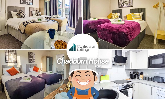 Newborough House | 4BR Contractor Accommodation w/4 Bathroom