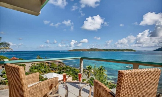 Virgin Gorda Villa | 5 Bedroom Hillside Oceanview Villa - POOL *New to VRBO*