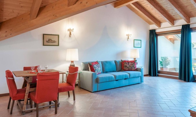 Pralboino Other | 5) Spacious Apartment in Agriturismo with Two Terraces and Panoramic View