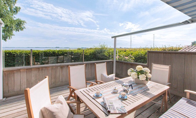 Sudbrookmerland House | 5 star holiday home with unobstructed sea views, direct waterfront and a private boat.