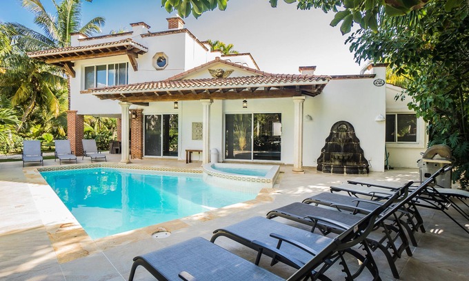 Playacar Fase I House | 50 Steps to Beach 5 Min. Walk to Downtown 5th St. Playa's #1 Vacation Rental