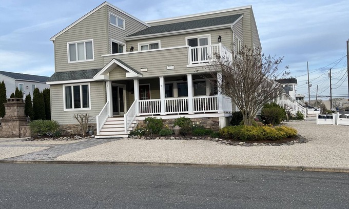Holgate House | 6 Bedrm, 3 Full Baths, Sleeps 15, Steps 2 Beach, Patio with Fireplace, Fr Porch