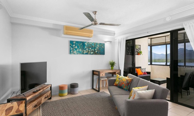 Cairns Central Business District Apartment | 604 Chic City Apartment with Water Views