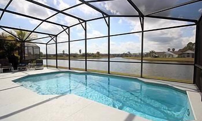 Eagle Pointe South House | 606 Peaceful Lake View family vacation home, single story. Close to Disney