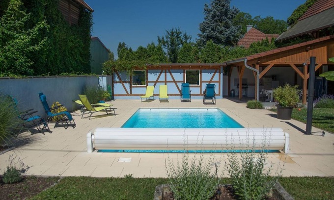 Bindernheim House | 8-person house 125 m2 with swimming pool 15 KM from Europa Park ALSACE