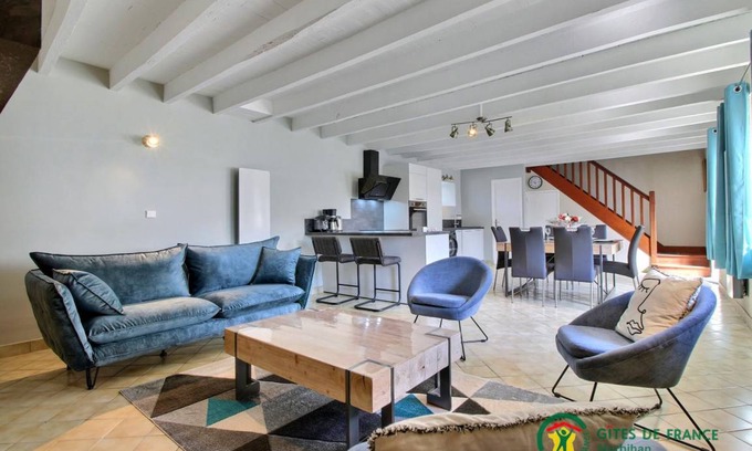 Larmor-Baden House | 90 m² Gîte ∙ 3 bedrooms ∙ 6 guests